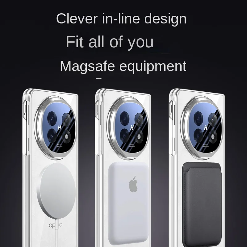 OPPO Find N5 Enhanced Lens Protection Case with Magnetic Wireless Charging Support