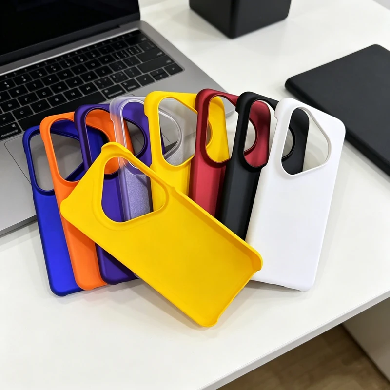 Sleek Ultra-Thin Matte Hard Phone Case - Anti-Fingerprint PC Back Cover
