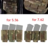 Tactical 5.56/7.62 Triple Magazine Pouch Magazine Holder with Hook Fasteners for MK3/MK4 Chest Rig Magazine Insert Pouch 1