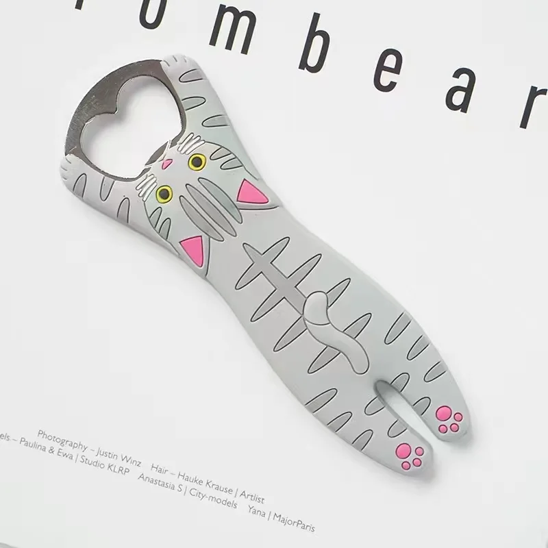 Magnetic Refrigerator Beer Bottle Opener Cute Cat Shape Bar Accessories Kitchen Tool Multifunctional Bottle Opener_voghion.com