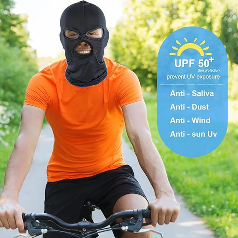 Breathable Full Face Mask Balaclava Outdoor Sports Motorcycle Riding UV Protection