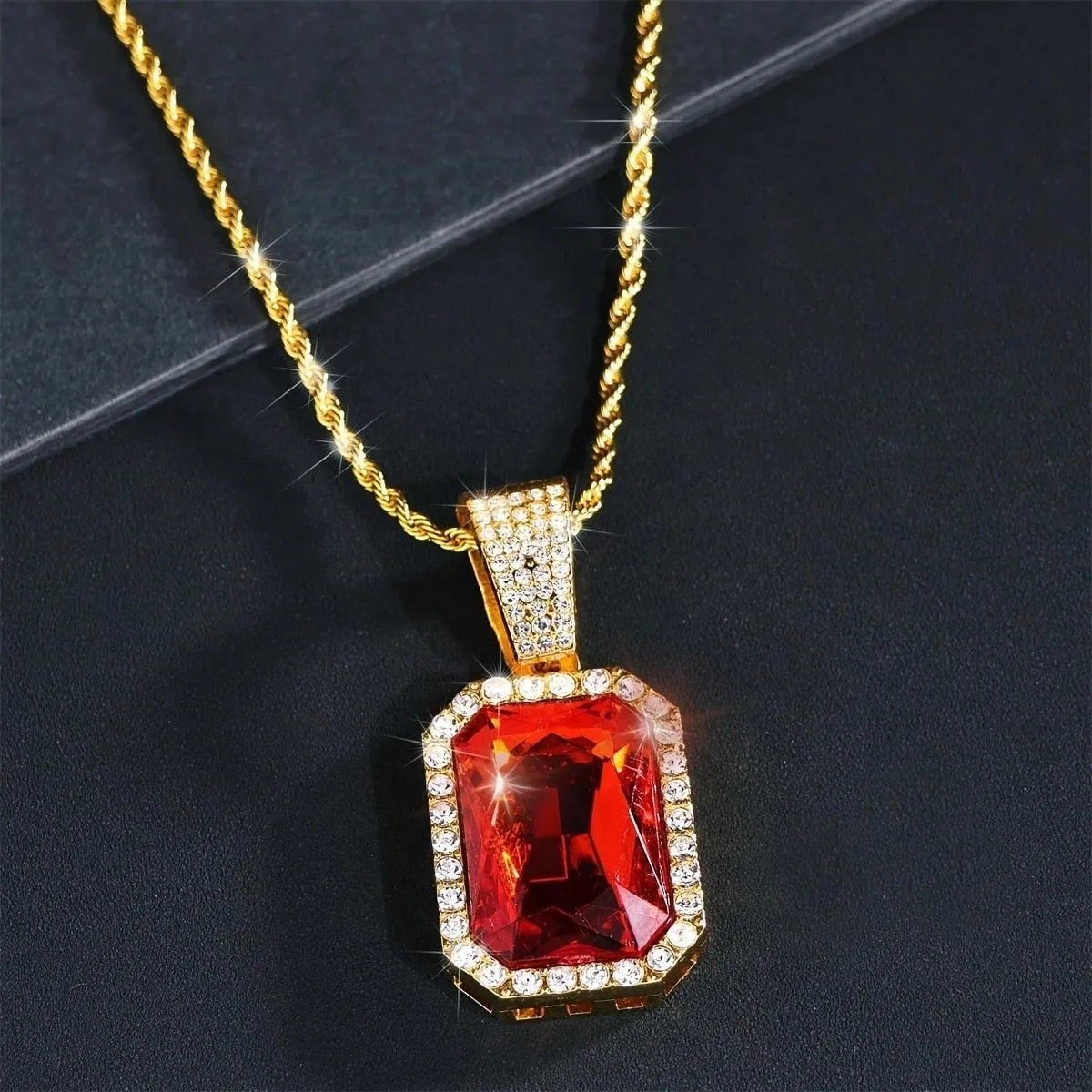 Collana Con Strass Uomo - Acquista Collana Con Strass Uomo - Foto 8