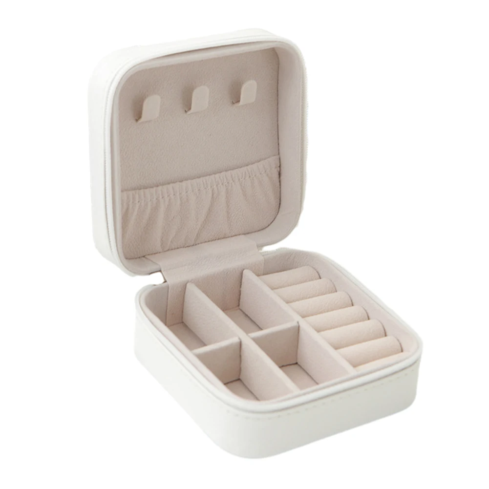

Multi Functional Jewelry Storage Box with Compartments Ideal for Rings For Earrings Necklaces Bracelets and Watches