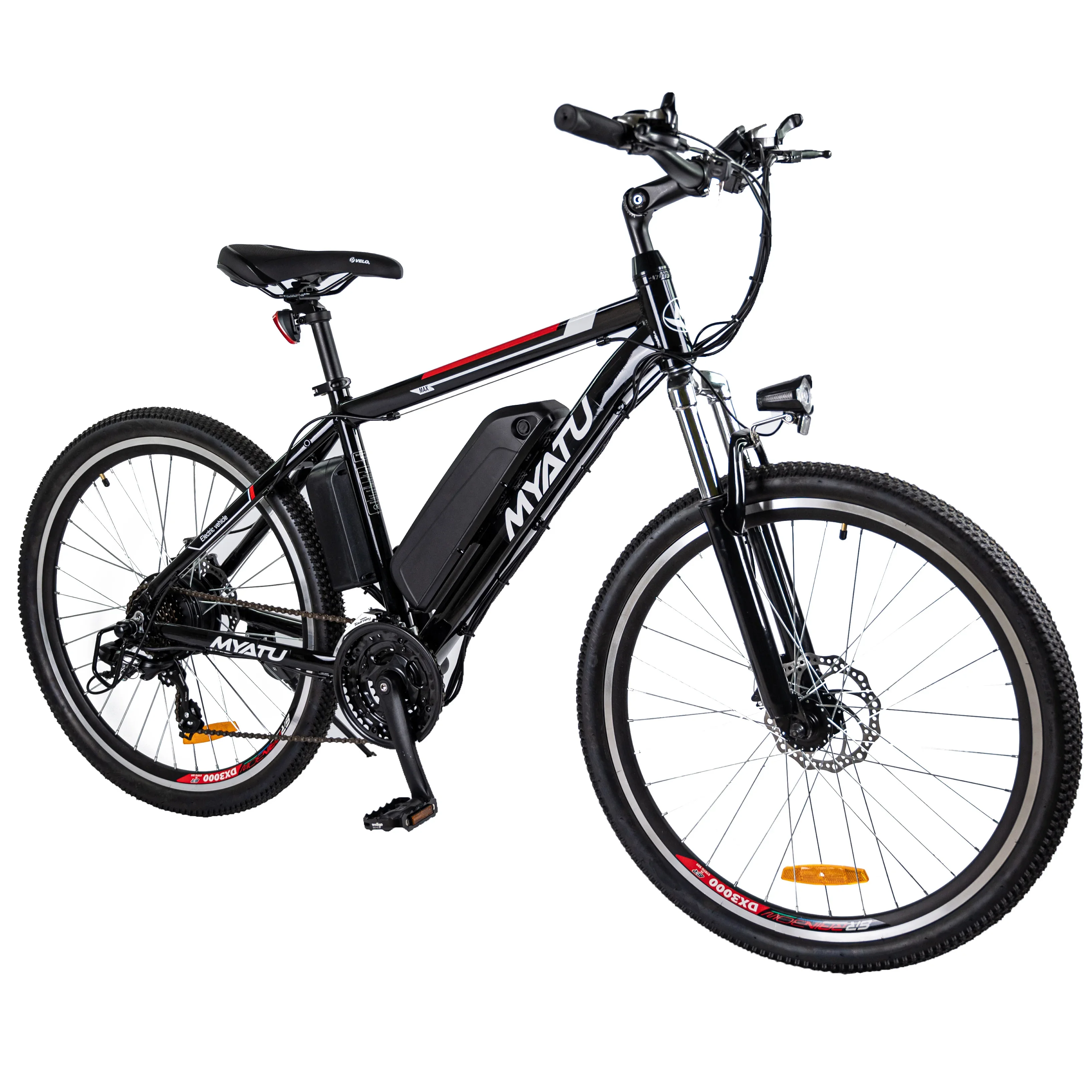 Aluminum alloy frame 26*1.95 tires 250W36V8AH top speed 32KM/H mountain electric bicycle