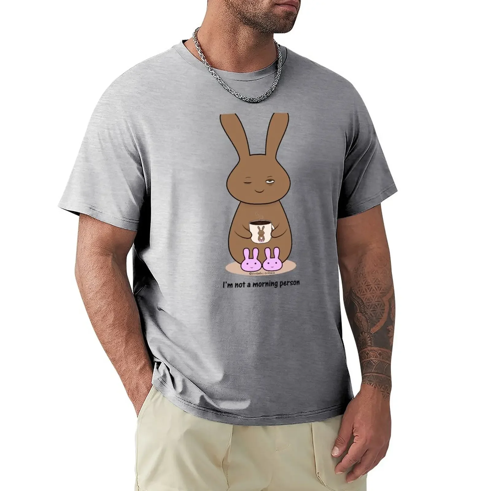 

I'm not a morning person T-Shirt customizeds quick-drying Men's cotton t-shirt for a boy plus sizes mens t shirts pack