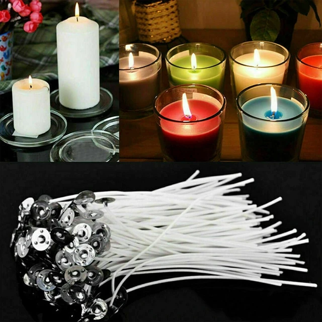 Cotton Candle Wicks Smokeless Candle Wick Low Smoke Device for Candle  Making Candle DIY 