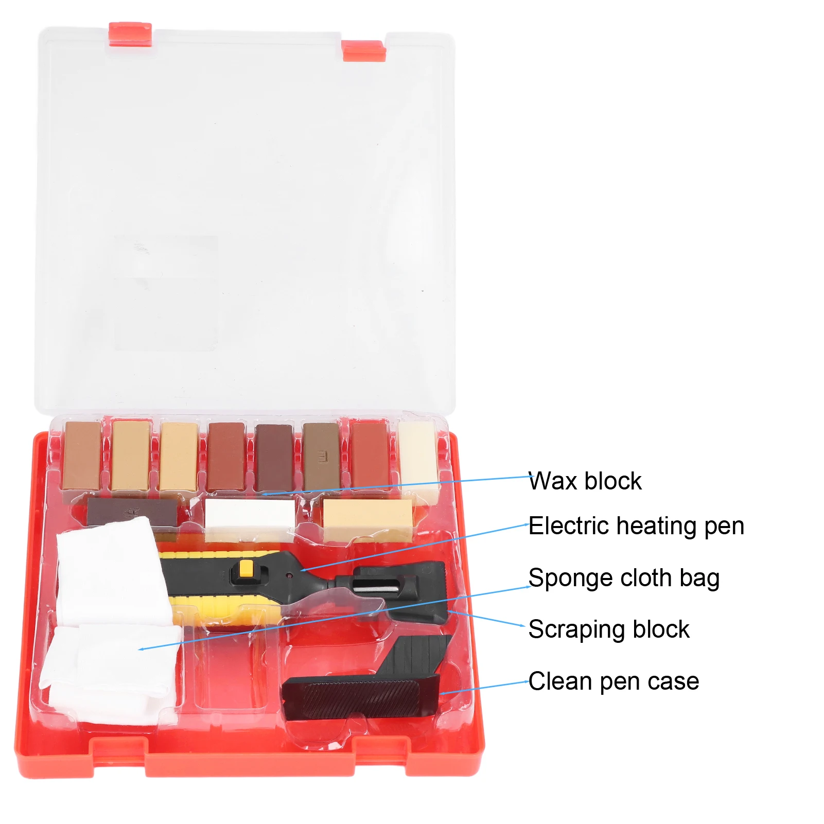 Wooden Floor Repair Kit Multifunction Wood Furniture Crack Laminate Scratch Filler Floor Furniture Crack Repair Kit