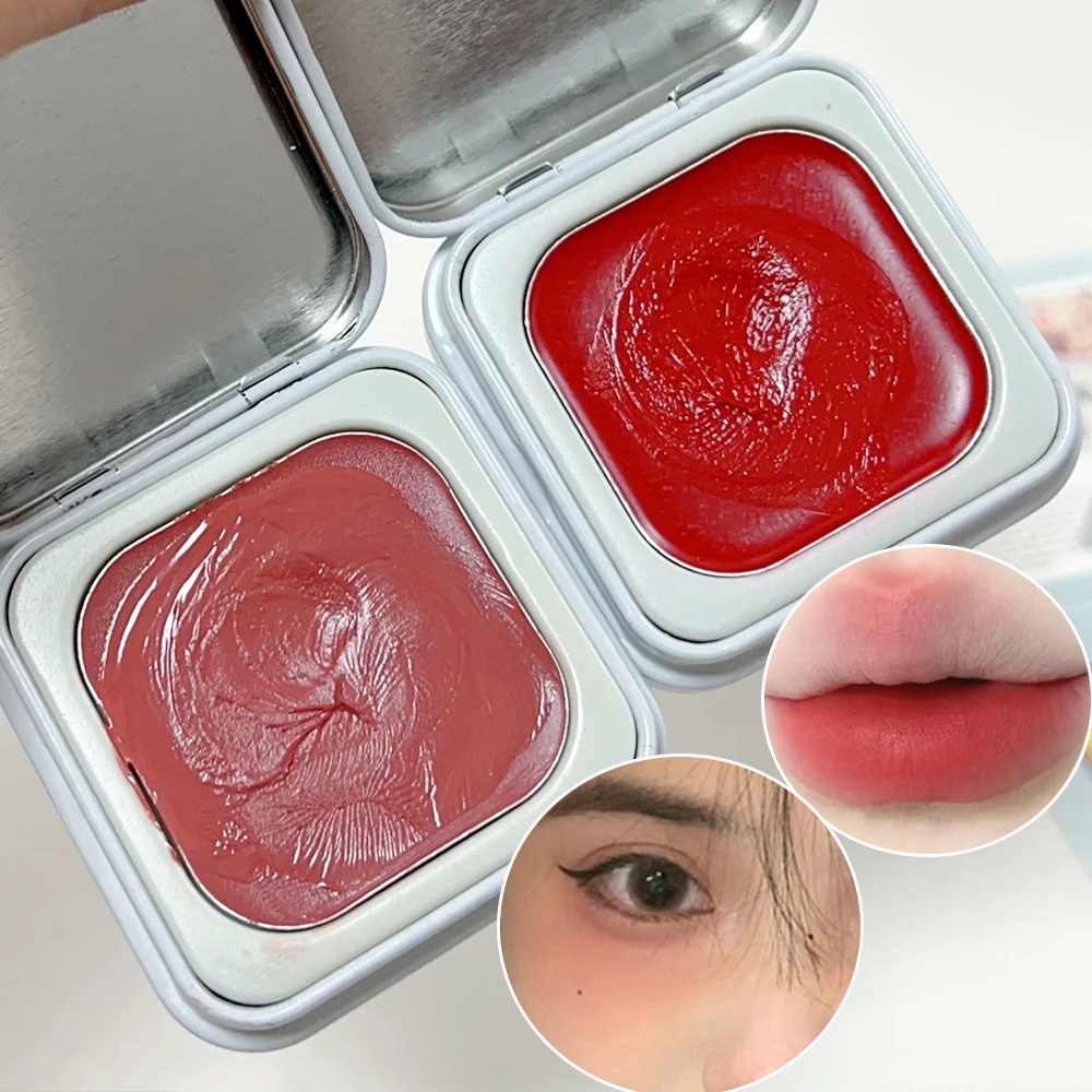 Multi-purpose Blush Lipstick Cream Waterproof Lasting Brightening Moisturizing Lip Cheek Balm Face Blusher Girls Korean Cosmetic 3