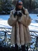 2024 Luxurious Lapel Faux Fur Midi Coat Women Street Long Sleeve Oversize Cardigan Jacket Winter Thick Warm Female Outerwear 3