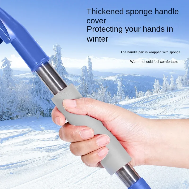Car Snow Plough Shovel Multi-Function Snowplow Brush Winter Car Glass Defrost Scraping Snow Deicing Winter Cleaning Tool