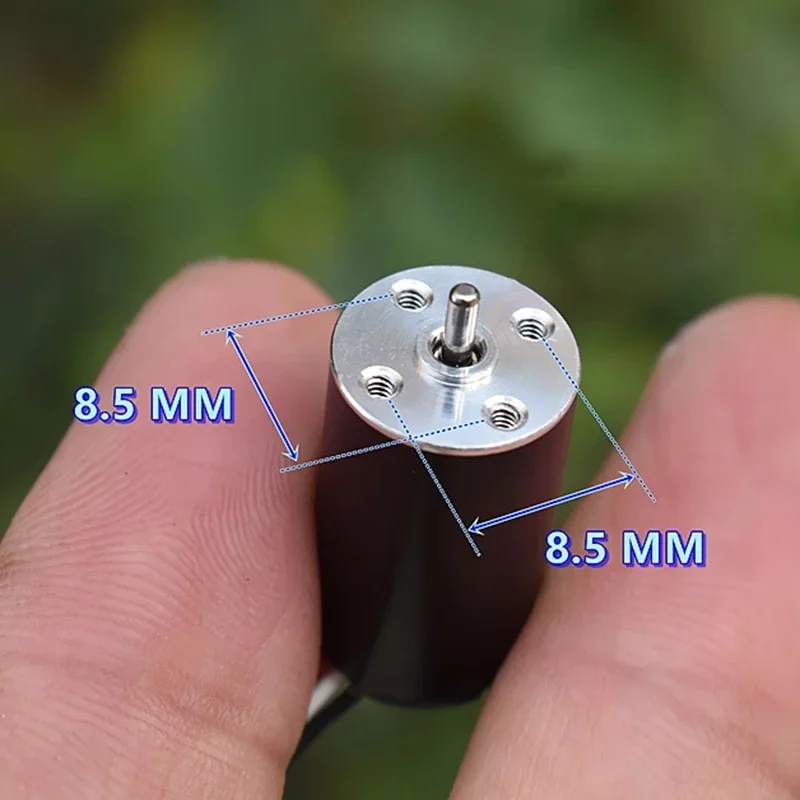 1220 미니 12mm * 20mm 3상 내부 로터 브러시리스 모터 DC 7.2V 43600RPM 고속 파워 볼 베어링 DIY RC 자동차 보트 모델