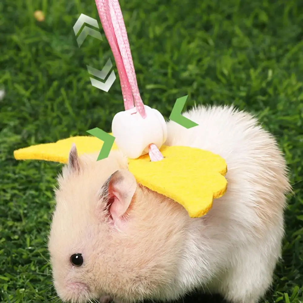 Hamster Safety Harness Leash with Wings 2
