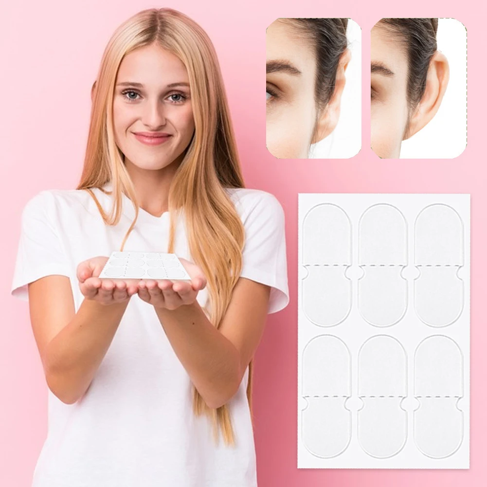 60 Pcs Elf Ear Stickers Protruding Ear Solution Aesthetic Correctors Self Adhesive Floppy Ear Corrector Ear Tape for Women Girls 5