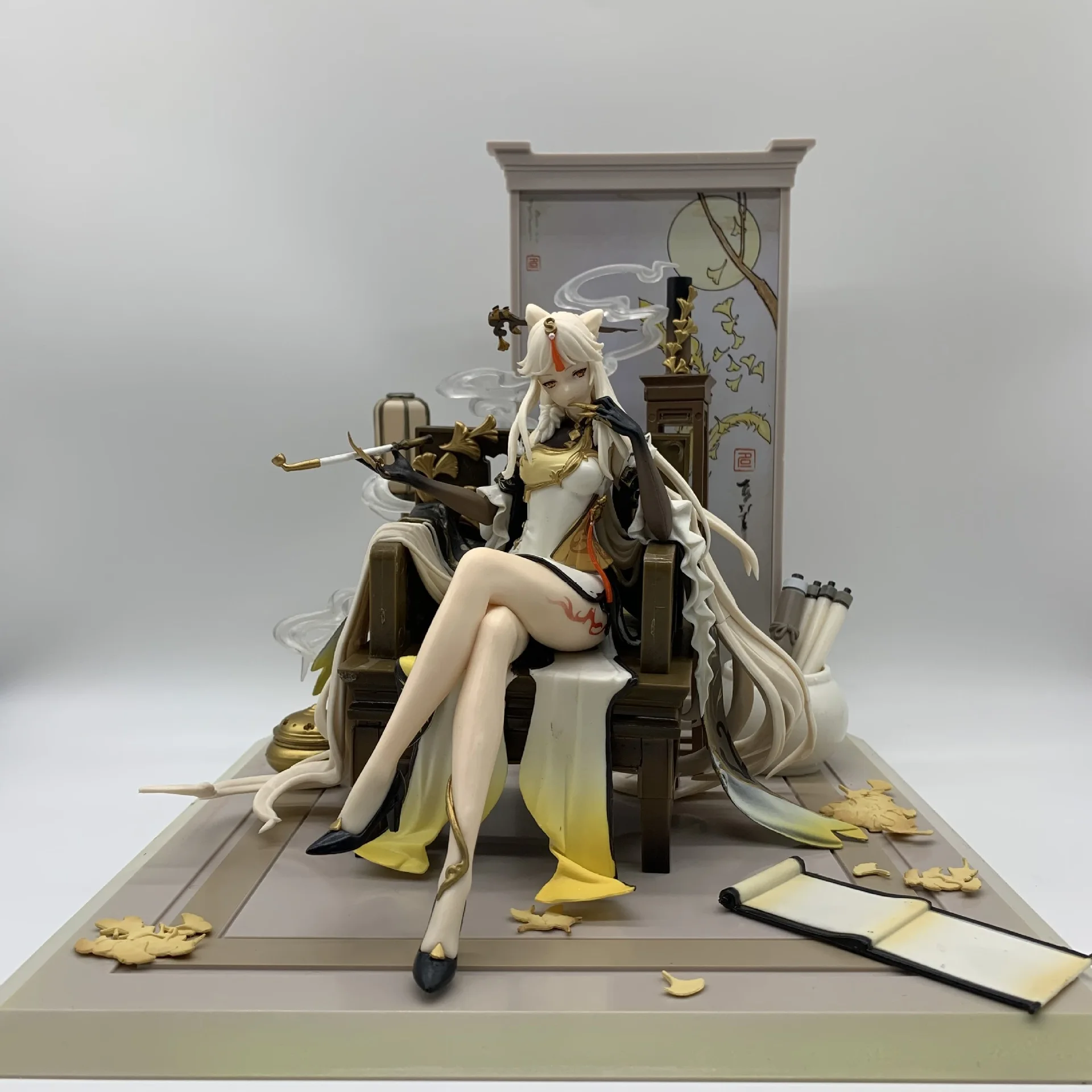 

1/7 фигурка аниме Genshin Impact Ningguang, экшн-фигурка Genshin Impact Zhongli, фигурки Klee/Paimon, Коллекционная модель, куклы, игрушки