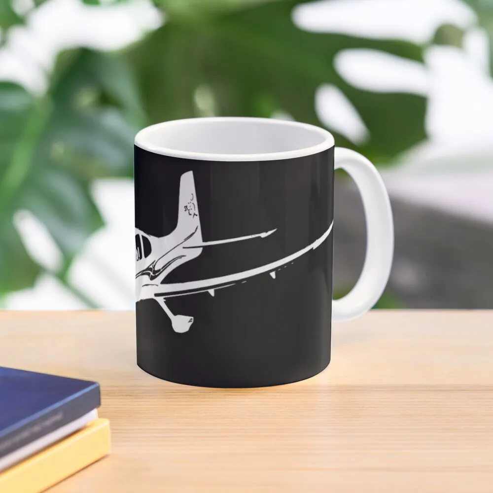 

Cirrus Airplane Coffee Mug Thermal Cups To Carry Cups Sets Porcelain Personalized Gifts Mug