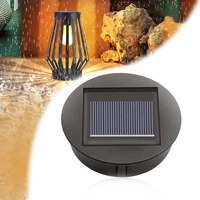 Base de lampe solaire avec ampoule LED, remplacement de lumières solaires, Anto On & Off, décoration d'ambiance, support de lumière pour jardin extérieur 2