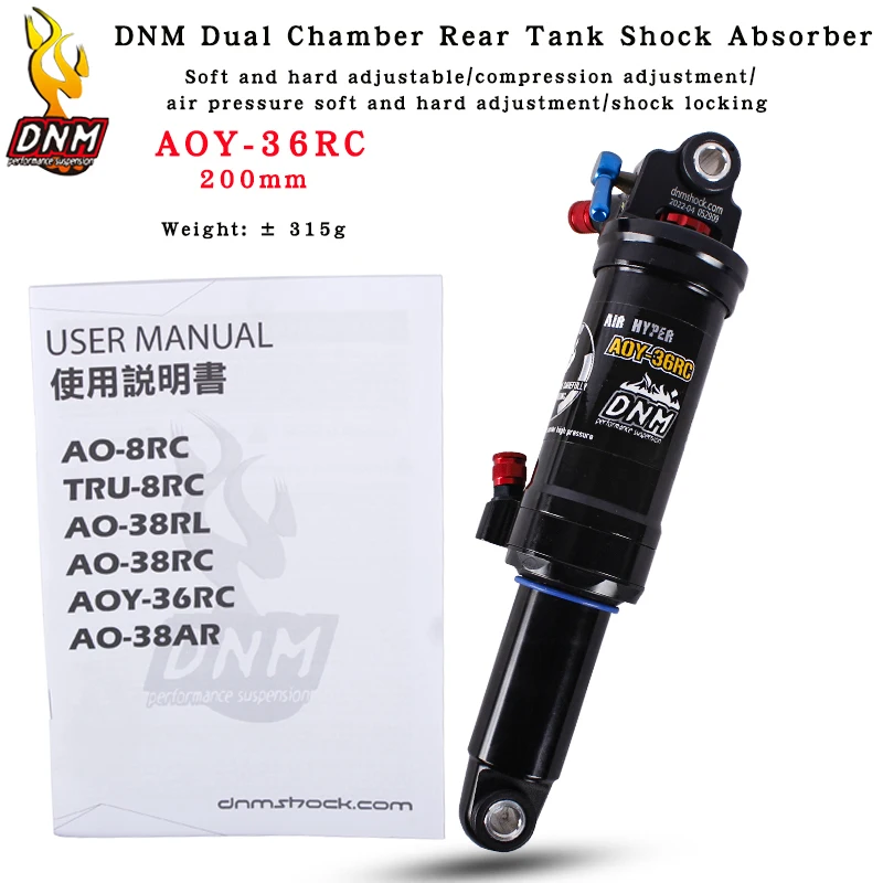 Dnm Ao 38rc Rear Shock Mtb Pressure Dmn Bike DNM AO-38RC AO-38RL