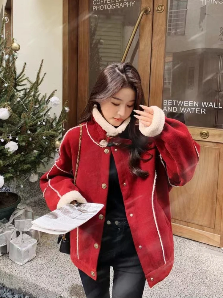 

Winter Jackets for Women 2023 New Style Patchwork Fur Collar Loose Fitting Women's Jacket Fashion Casual Street Style Jacket