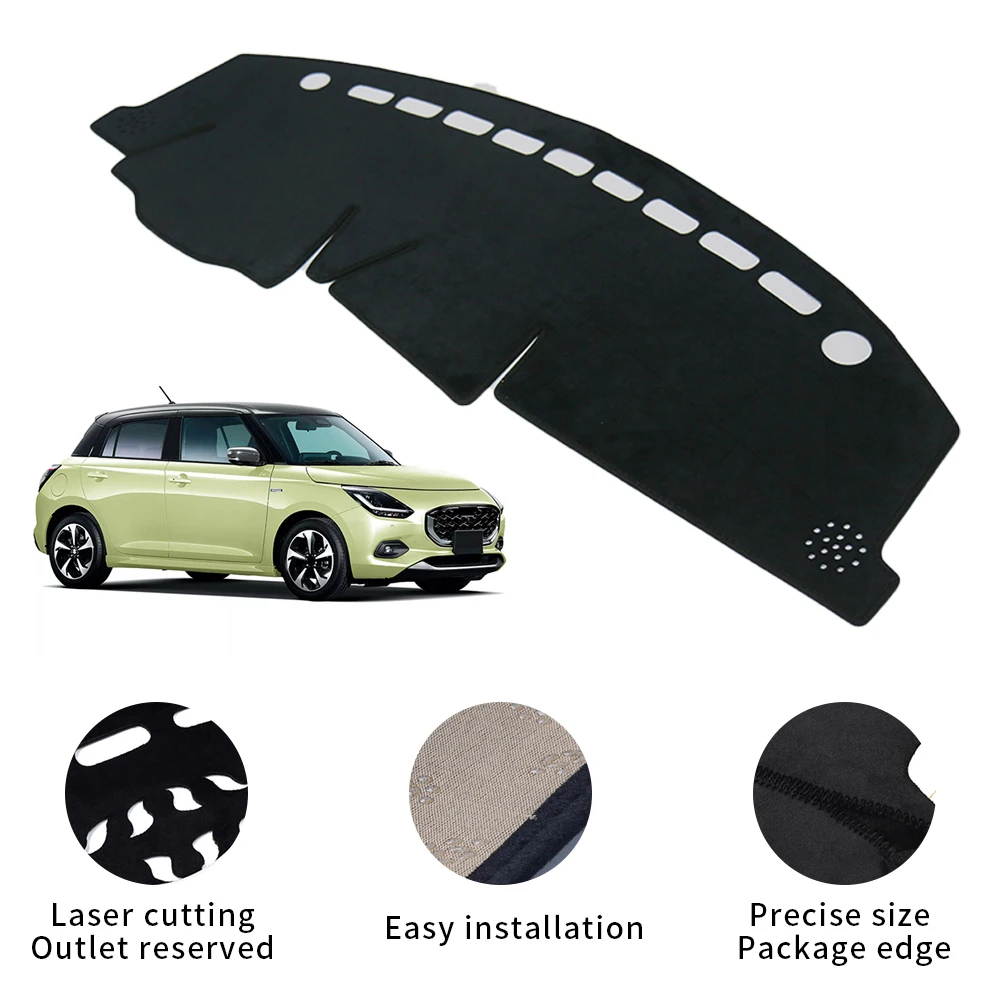 Car Dashboard Mat Accessories Sun Protection Protective Pad For Suzuki Swift 2007 -