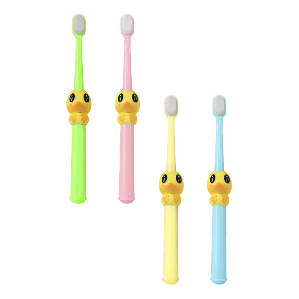 

Toyandona Extra Toothbrush Bristles Cartoon Duck Micro Nano Manual Toothbrushes Sensitive Gums Adult Kid Tooth Brush