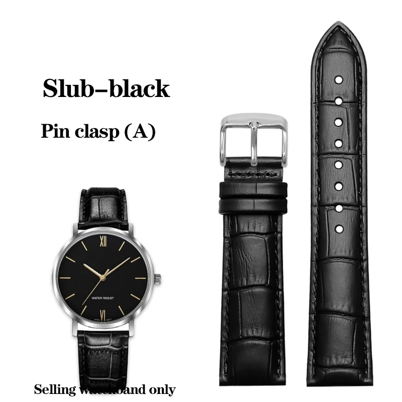Correa de piel de vaca para reloj Casio Ocean Heart EFB-670/530 EFV-600 EFS-S500, 18 mm, 20 mm y 22 mm, color negro y azul