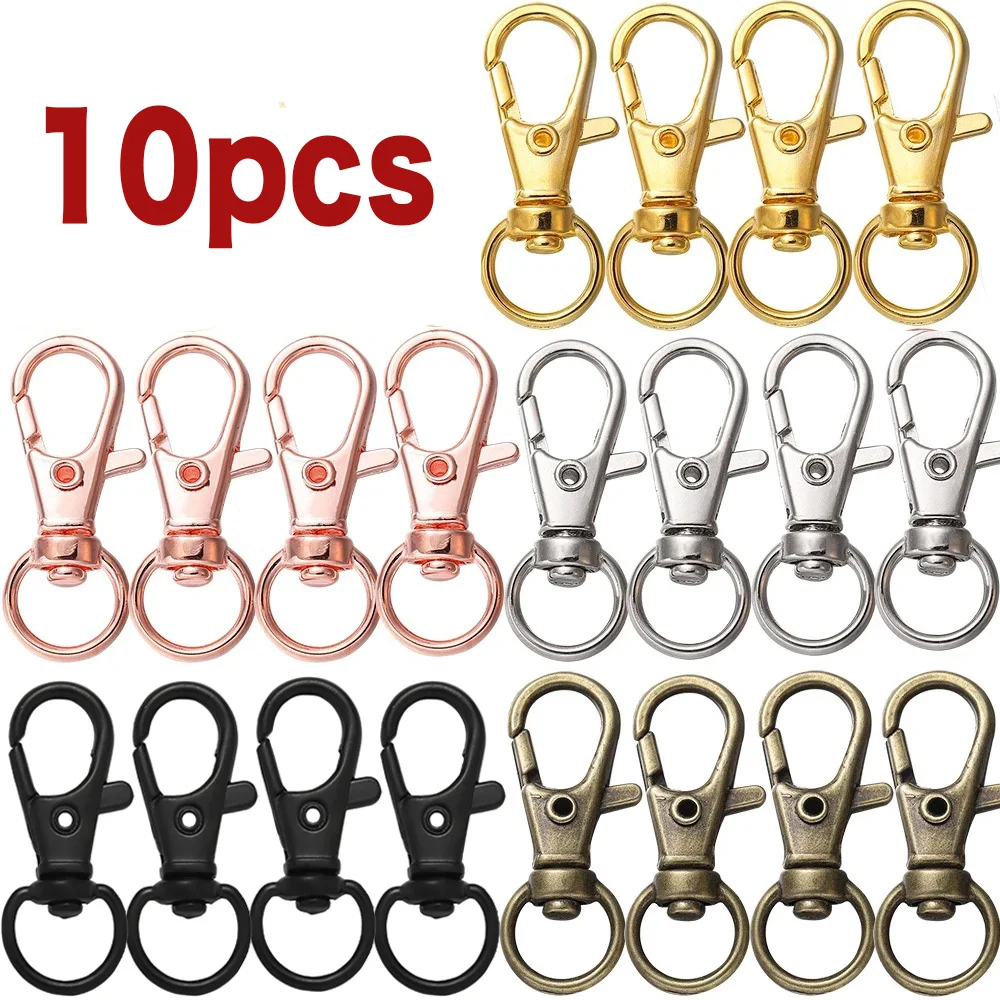 10Pcs Swivel Lobster Clasp Hooks 1