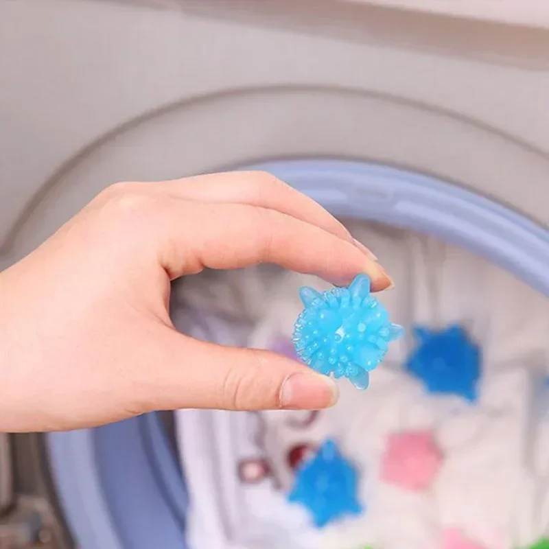 Laundry Ball Delysia King 10pcs Multicolor Decontamination Anti-Tangle Washing Machine Cleaning