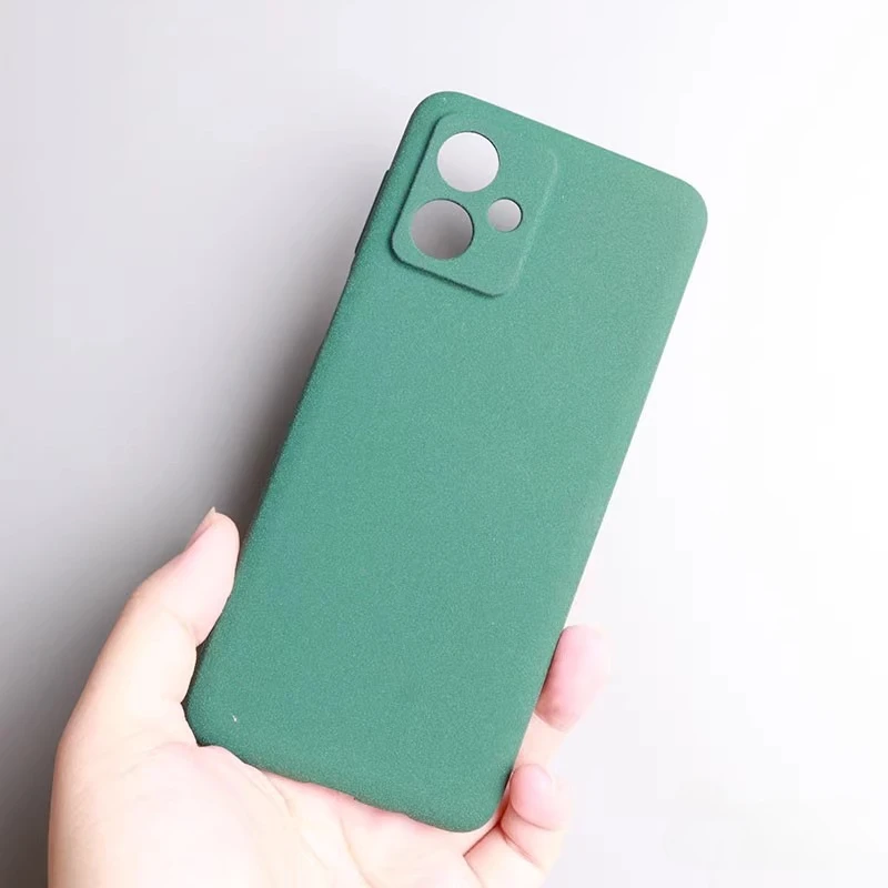 Matte Soft Silicone Ultra Thin Sandstone Phone Case - Stylish Protective Back Cover