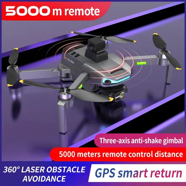 New AE3 Pro Max GPS Drone 8K Dual Camera 6Axis EIS Gimbal 5G Wifi FPV Folding Quadcopter Remote Control Distance 1500M Gift Toys 5