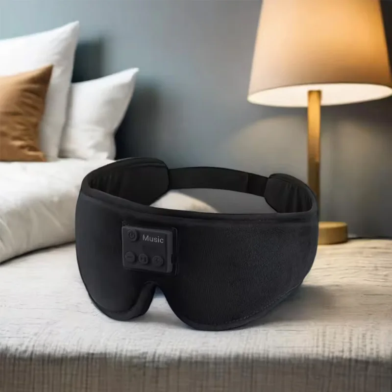 sleep mask placed on a couch