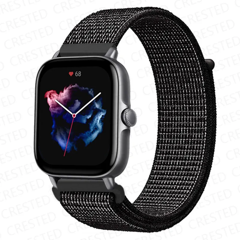 Nylon Sport Watch Band Bracelet - 20mm/22mm Adjustable Strap