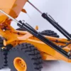XDRC 1/14 RC Metal Hydraulic Articulated Truck RTR 6x6 Simulation I6S Radio Motor Model Sound Light System Toys TH21426 5