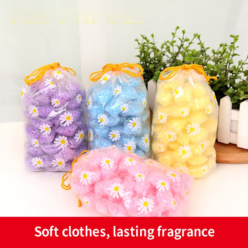 Fresh Rose Lavender Fragrance Beads Soft Clothing Diffuser Laundry Beads 10Pcs