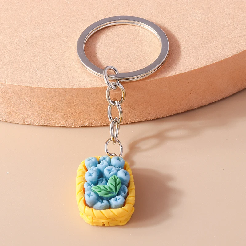 Niedlicher Harz-Simulations-Schlüsselanhänger für Lebensmittel, Kekse, Schokolade, Schlüsselanhänger für Autoschlüsselhalter, Handtasche, Anhänger, DIY-Schmuck, Geschenke – Detail 7