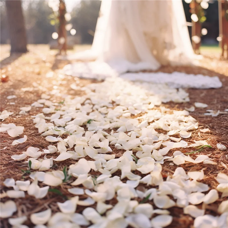 500 Rose petals scattered white decoration Wedding Party