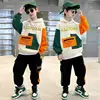 Autumn Boys' Sets Children's Fashion Suit Children's Long-Sleeved Hooded Sweatshirt Trousers 2 Piece 2025 Teen Clothing Outfits