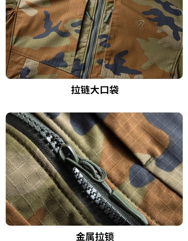 Frühling Herbst Camo Anzug Männer Outdoor Jagd Taktische Kleidung Arbeit Training Uniform Langarm-shirt Lange Hosen hosen Set – Detail 13