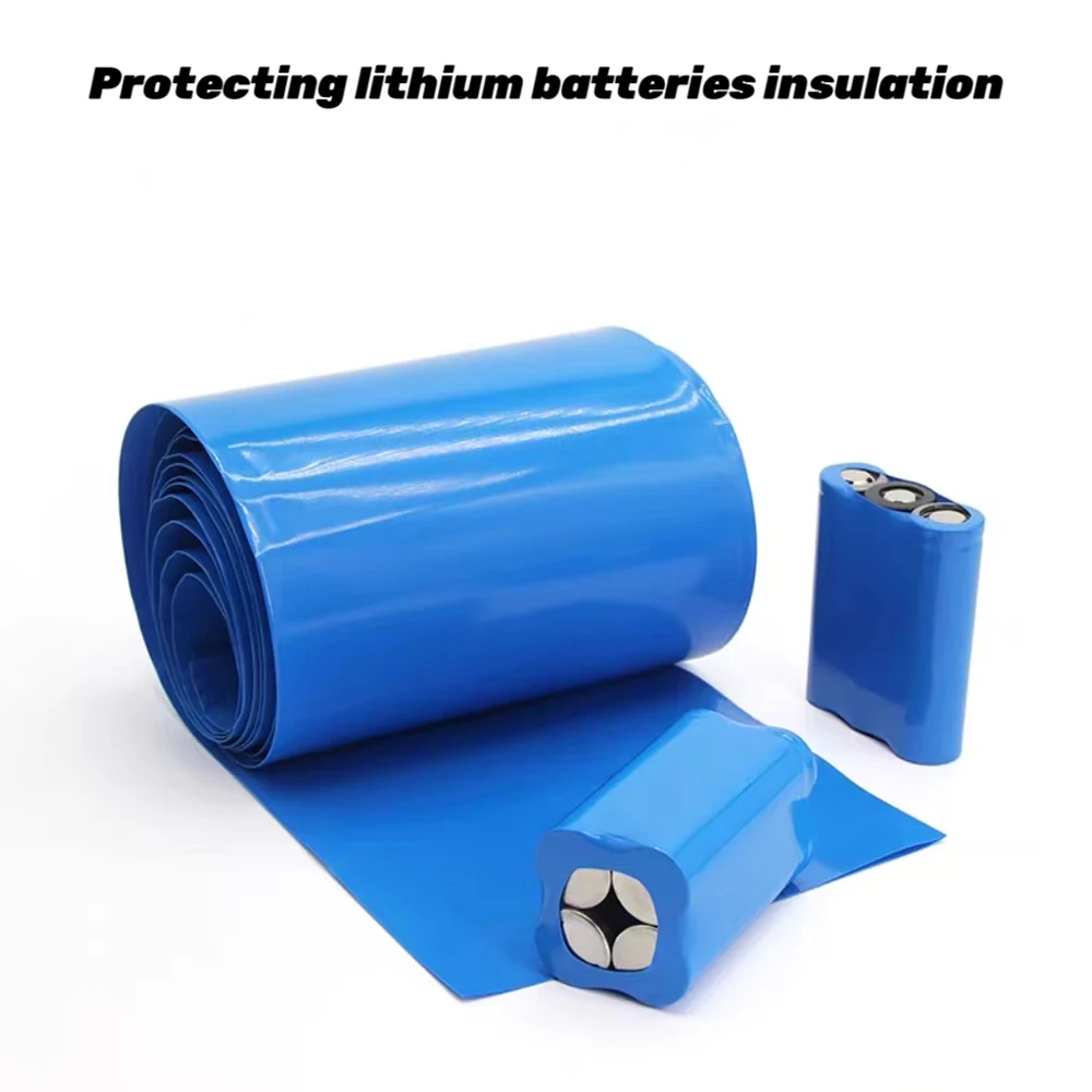 Heat Shrink Tube 18650 21700 26500 Lipo Battery PVC Heat Shrink Tube Pack 70mm-530mm Width Insulated Film Wrap