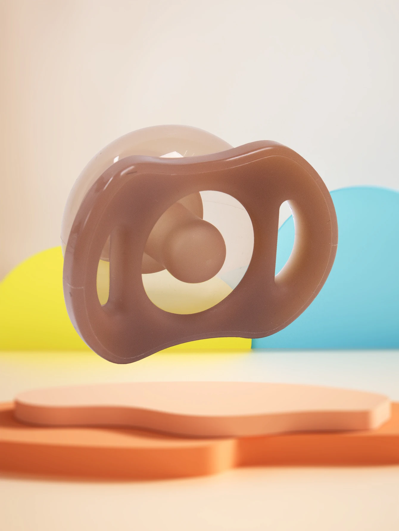 Silicone Pacifier 1 Pcs Baby Pacifier Soothing Round Head Design Reboundable Baby Reborn For Accessories Newborn