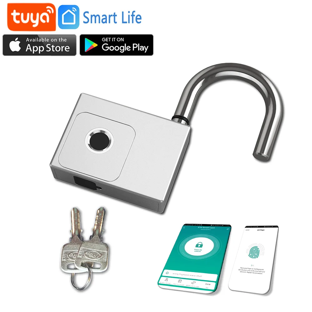 

Умный дверной замок Silver Tuya с bluetooth и быстрой разблокировкой по отпечатку пальца из цинкового сплава