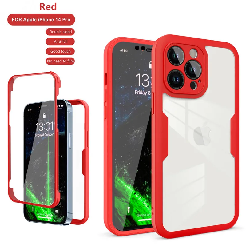 Premium 360° Full Protection Double-Sided Soft Phone Case