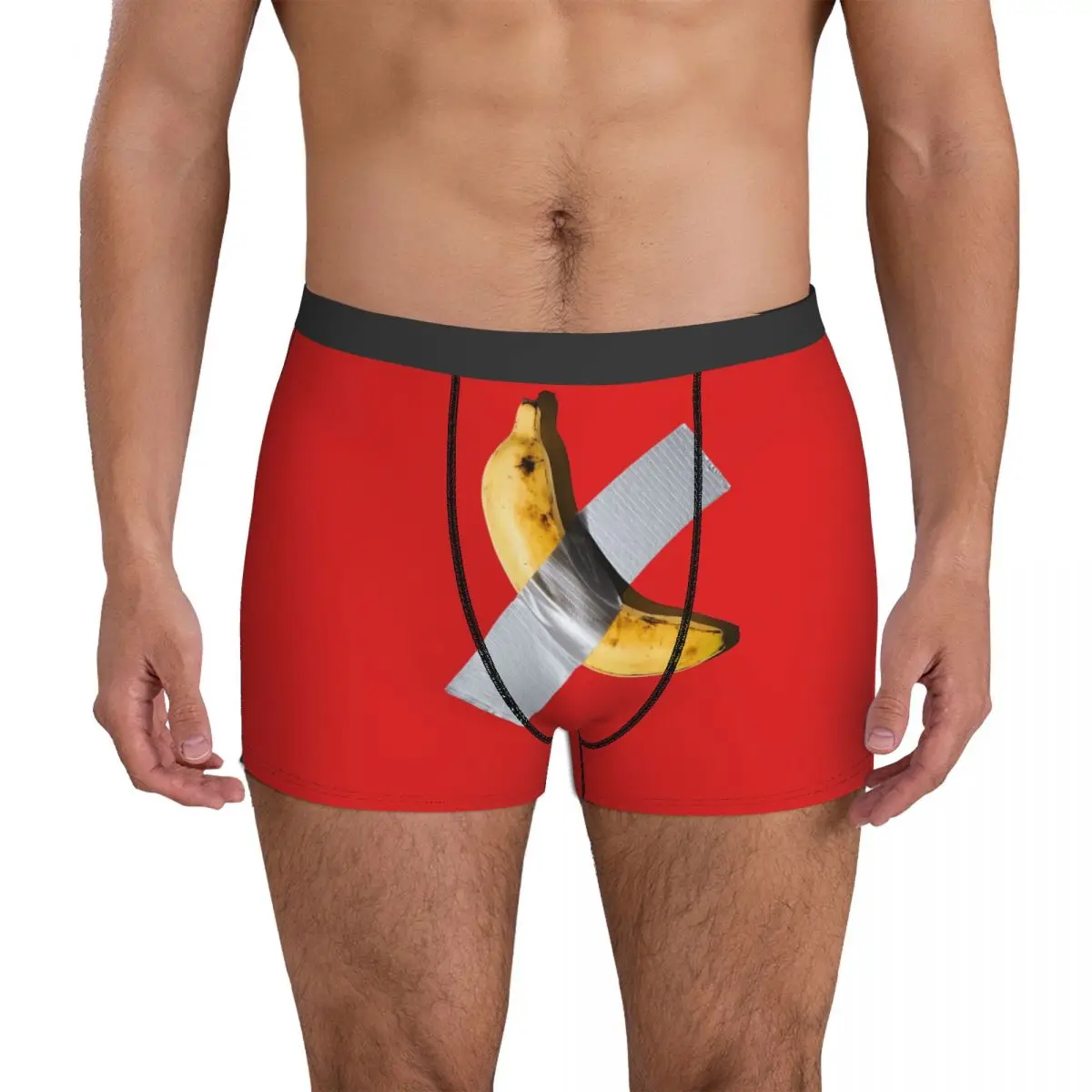 Best Quality Banana Duct Tape Art Underpants Breathbale Panties Male Underwear Print Shorts Boxer Briefs the escapists 2 dungeons and duct tape pc