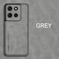 Premium Luxury Leather Anti - Drop & Anti - Slip Phone Case Cover for Moto G100 2025 (Grey)