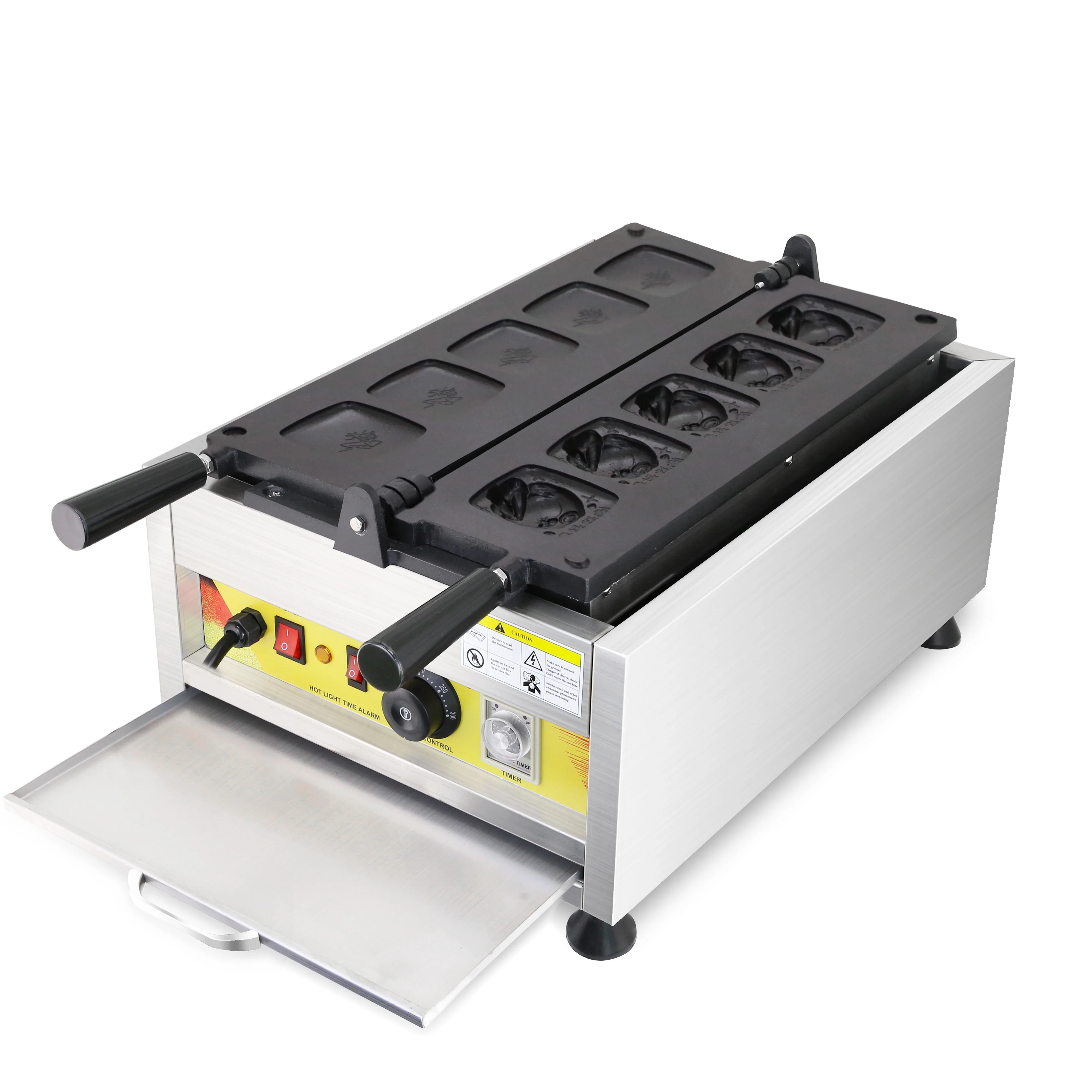 

2022 Electric Commercial Bread Cake Bakery Oven Cartoon Waffle Making Machine
