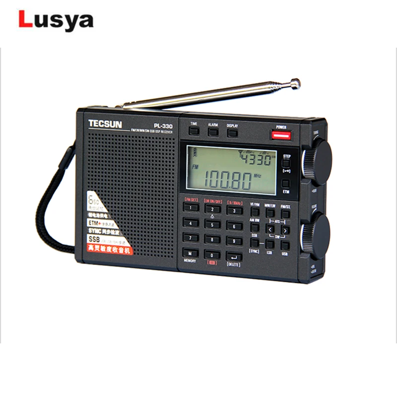 

Tecsun PL-330 firmware 3306 FMFM AM MW SW LW DSP Receiver single sideband radio Digital Demodulation Stereo Radio I3-011