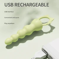 10-geschwindigkeit Anal Plug Vibrator Anal Perlen Prostata Massage Butt Plug Stimulator USB Ladung Vibratoren Sex Spielzeug Für Männer Frauen 5