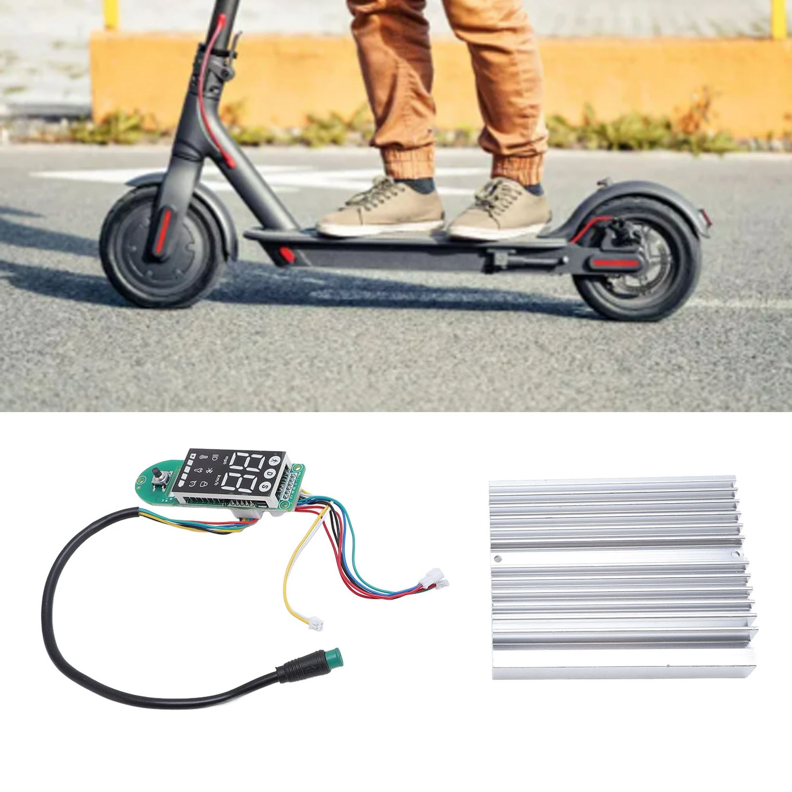 Electric Scooter Controller Kit Electric Scooter Dashboard Controller PCB Repair Parts Accessories High Performance for MI4