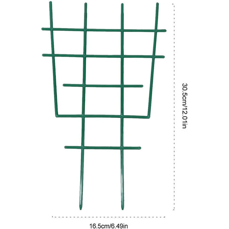 60cm Pali Sostegno Per Piante - Bastoni Per Arrampicata - Canne Da Giardinaggio Riutilizzabili - Verde, 10 Pezzi