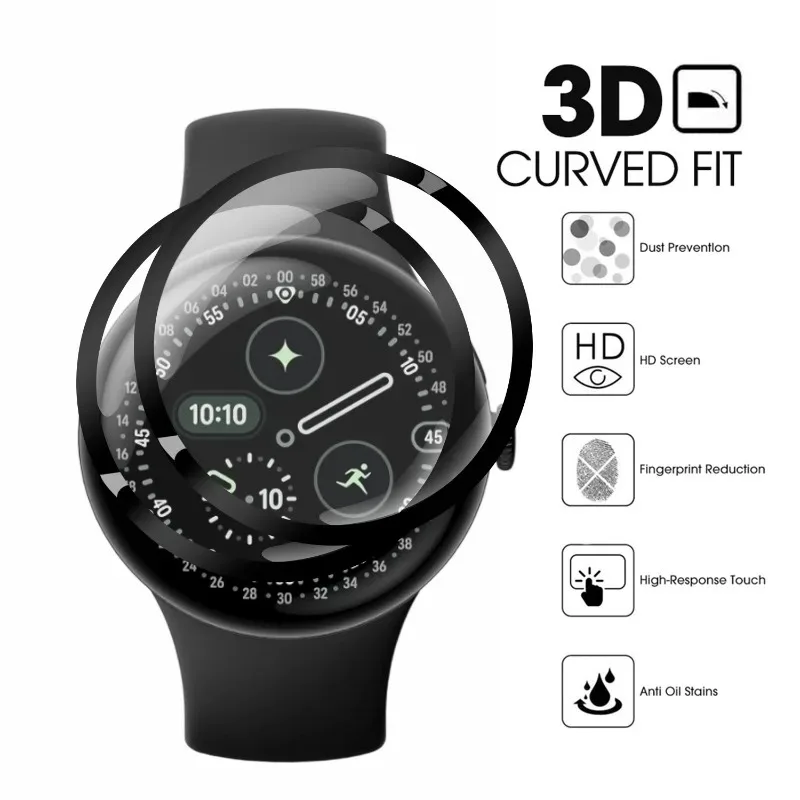 Soft 3D Curved Anti-Scratch Film Screen Protector for Smartwatch Accessories