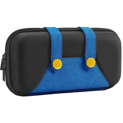 Large Capacity Portable Travel Carrying Case with Handles (Blue Black)